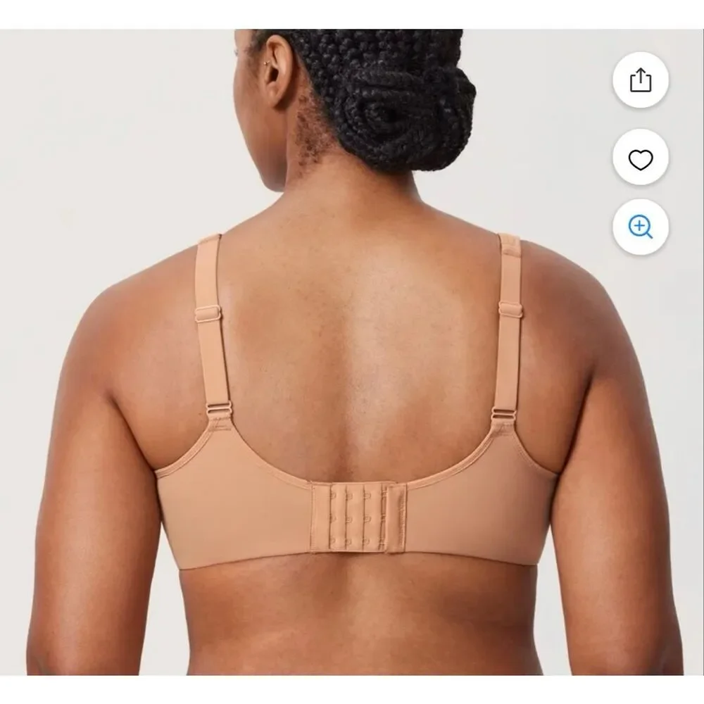 DELIMIRA Inbarely Plus Full Coverage Underwire Unlined Seamless Bra size 38F/DDD - Picture 2 of 12